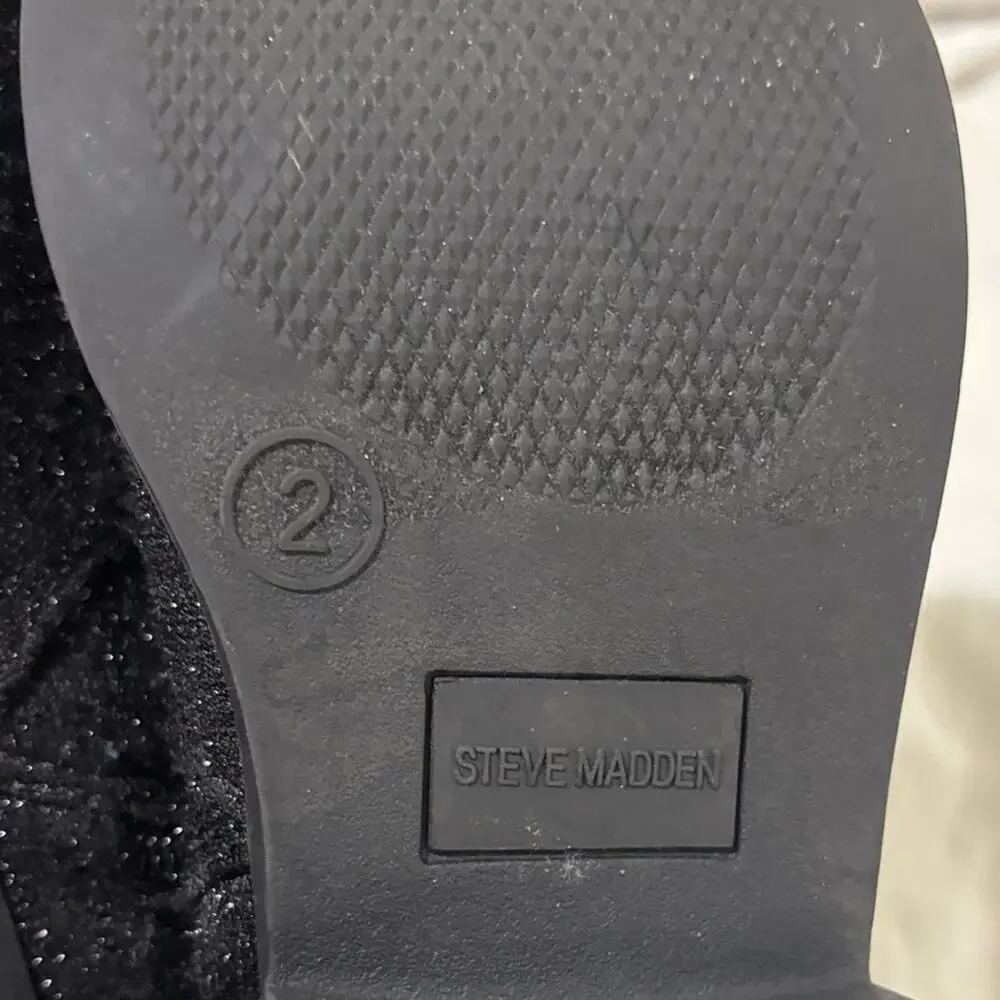 Steve Madden Black Kids Boots